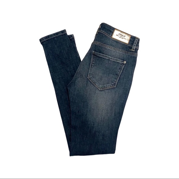 Only Carmen Regular Skinny Ankle Denim Jeans Size 25 - Picture 6 of 8